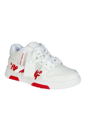 Out Of Office lace-up sneakers OFF WHITE KIDS | B011S6L0020125